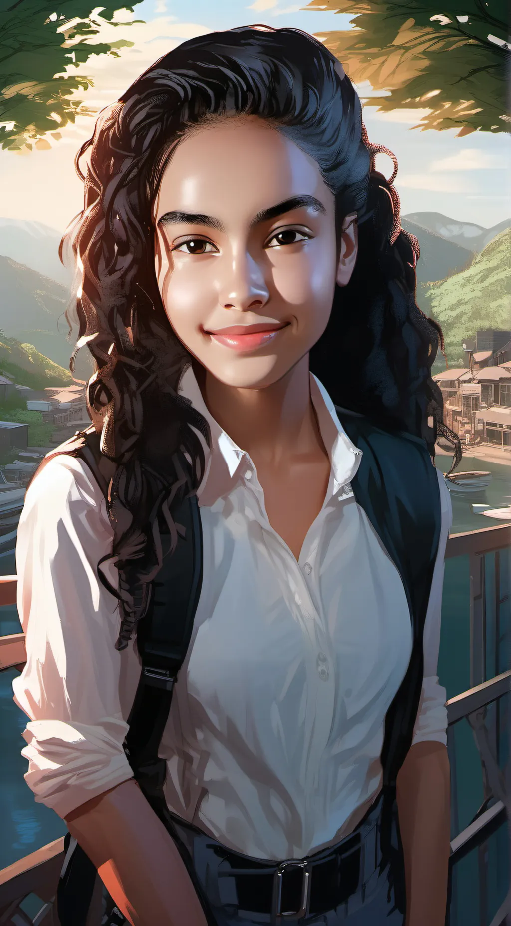 ai character: Alicia Smith background