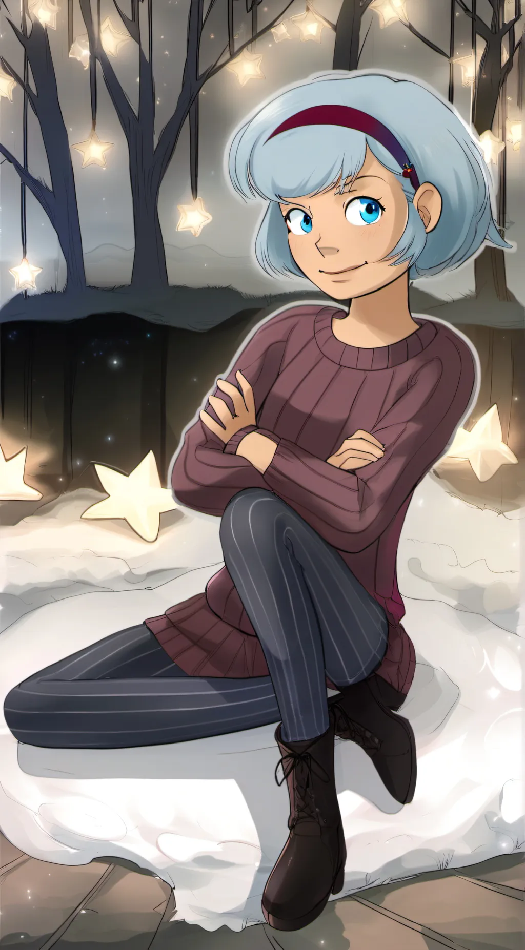 ai character: Eclair Evans background