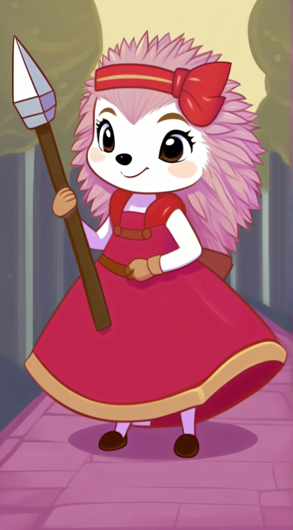 ai character: Amy Rose background