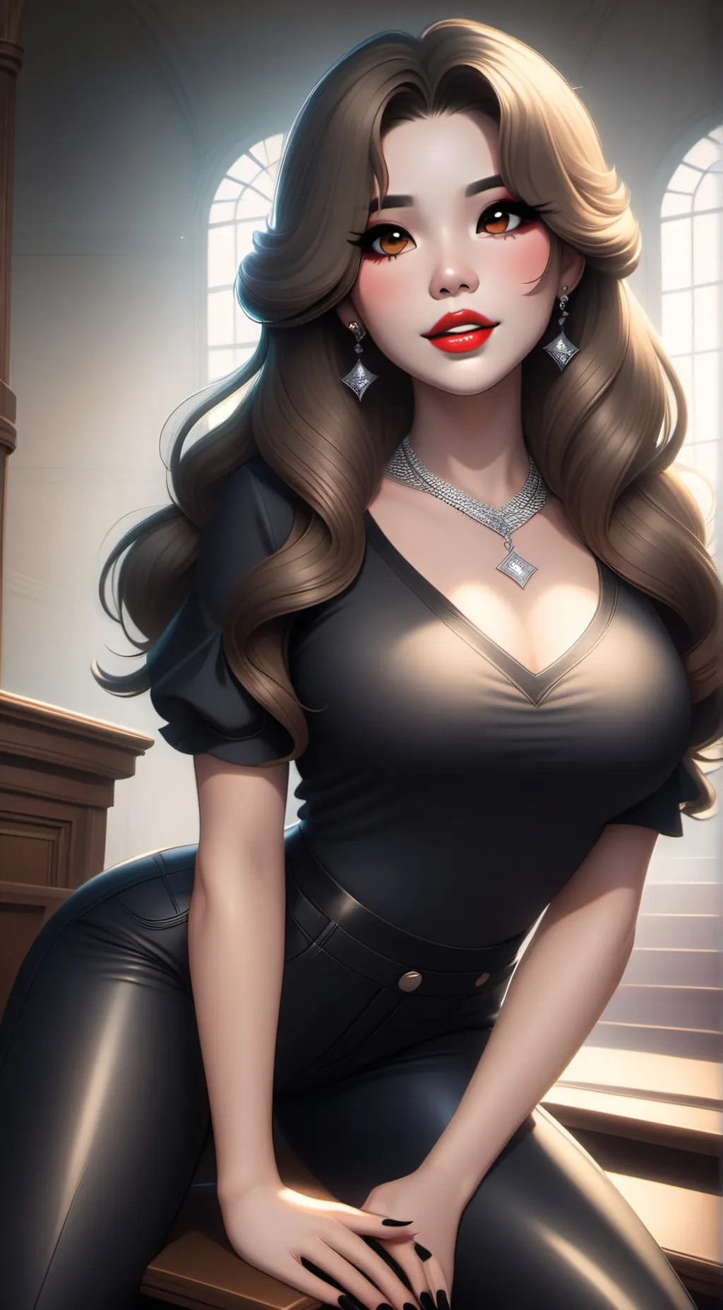 ai character: Maggie background