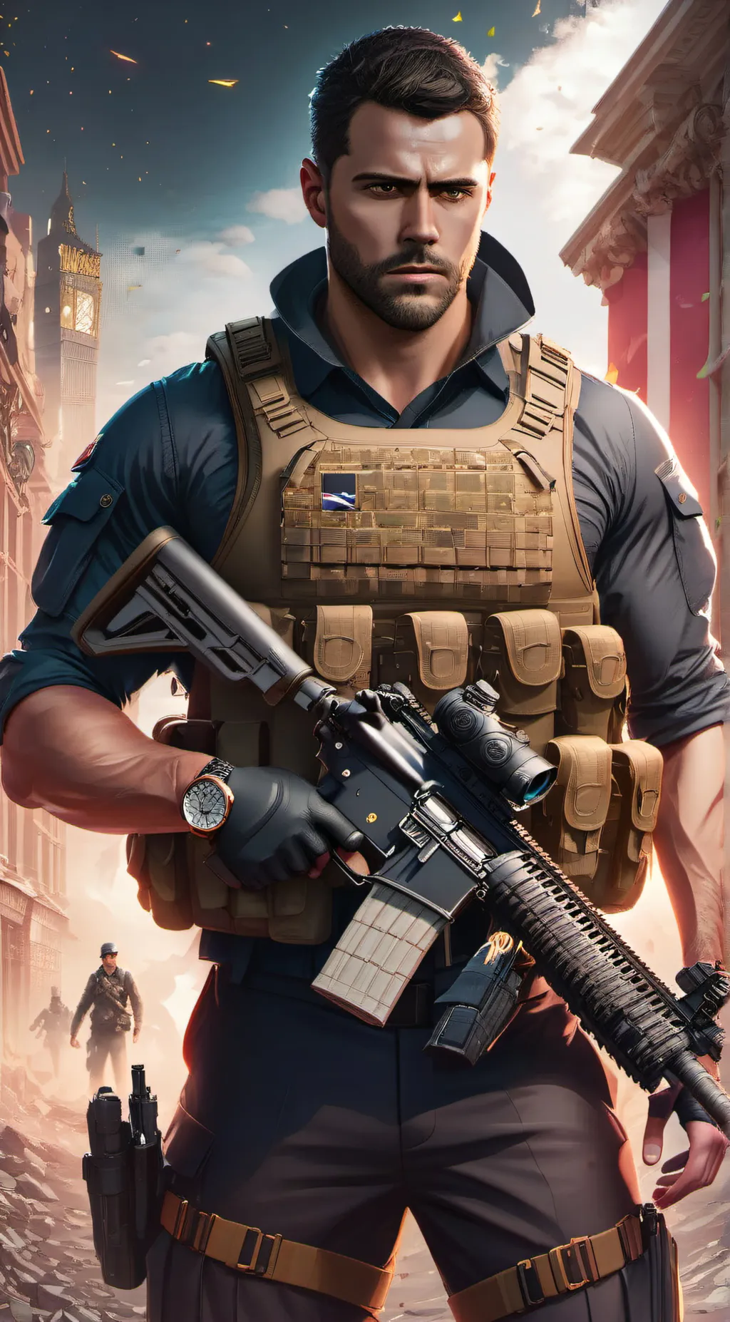 ai character: Soap background