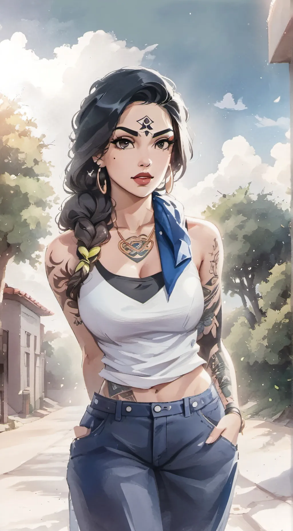 ai character: Isabel background