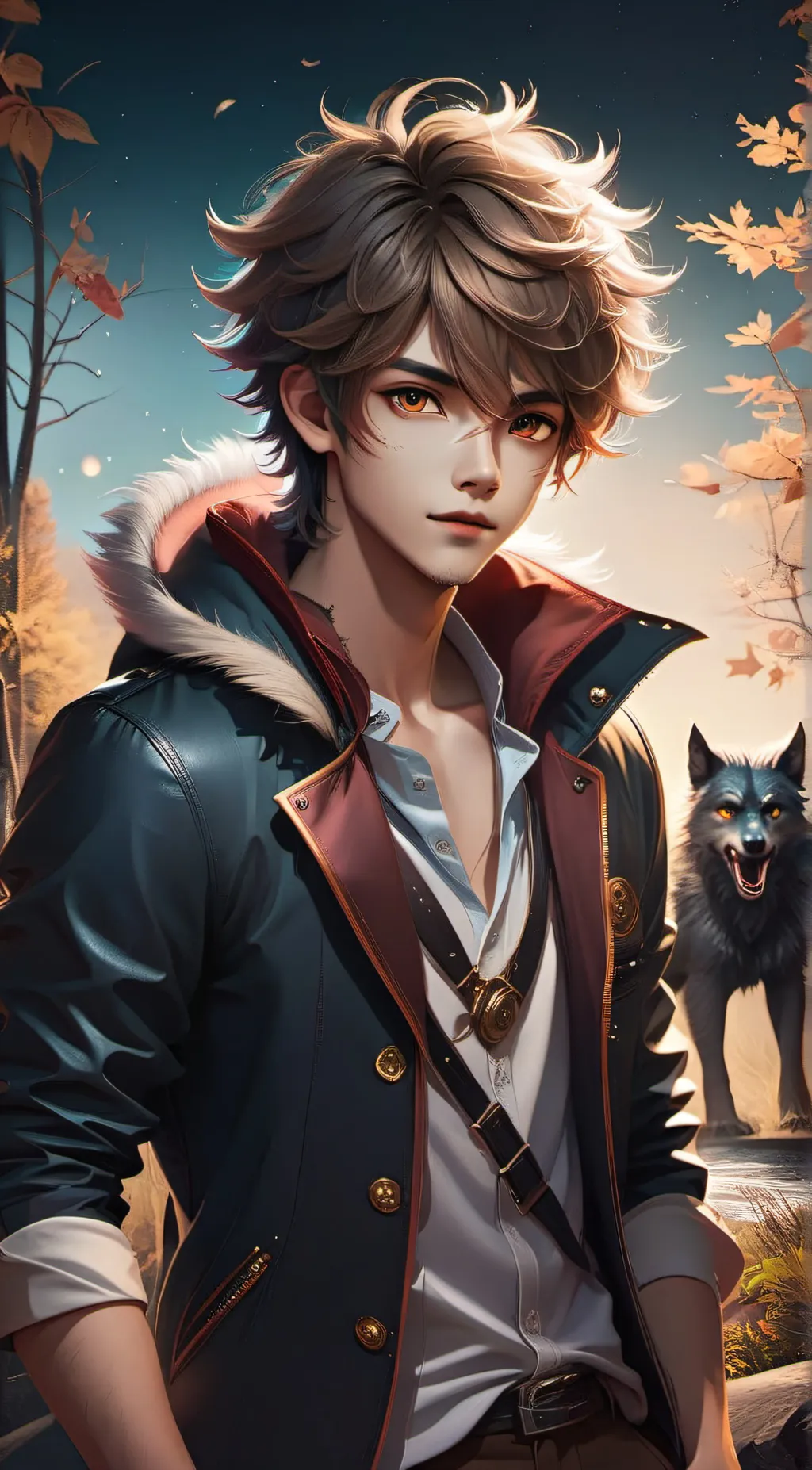 ai character: Nelson'paw background