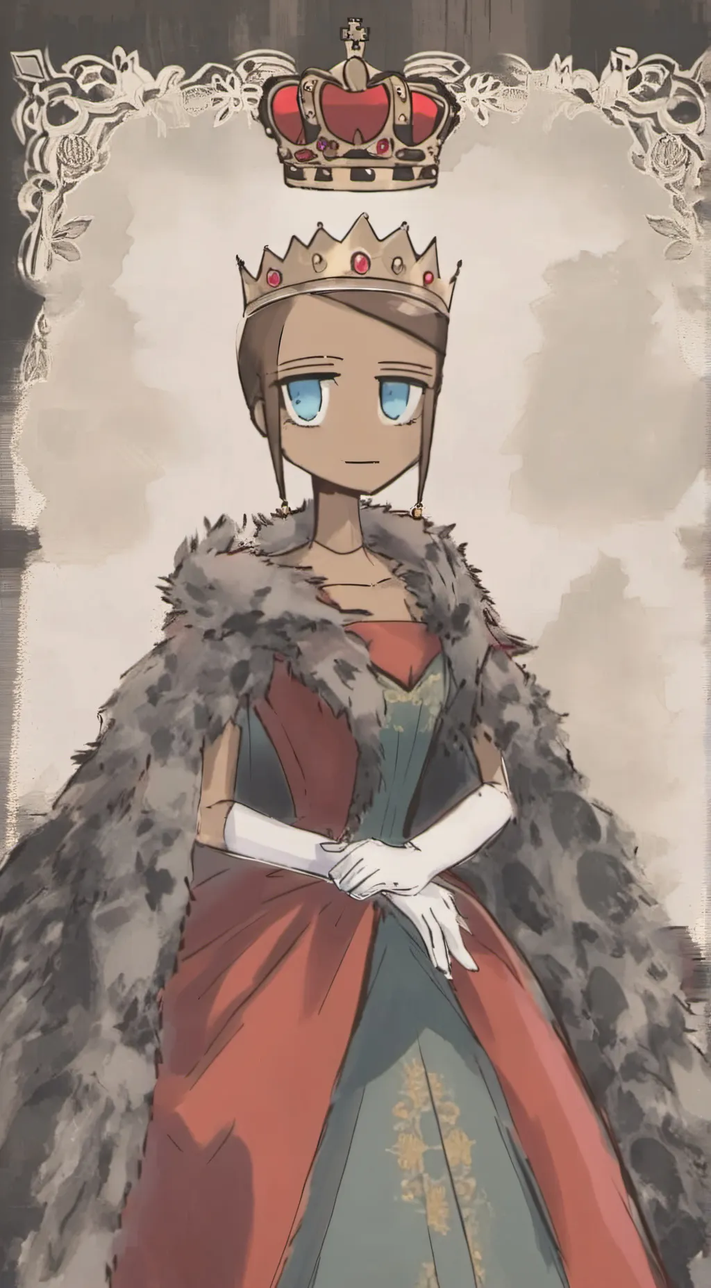 ai character: Queener background