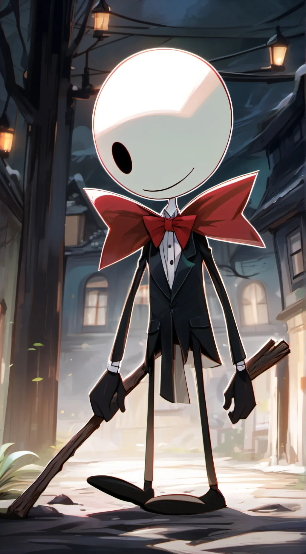 ai character: Stickman background