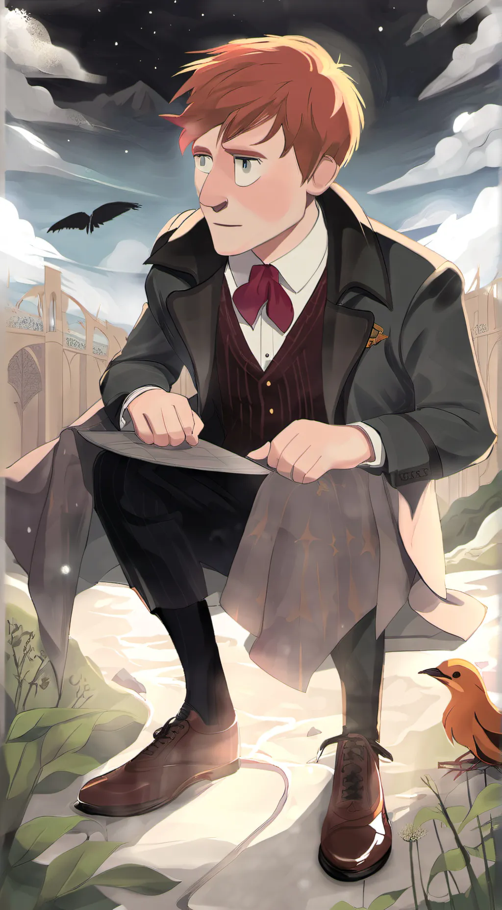 ai character: ron weasly background