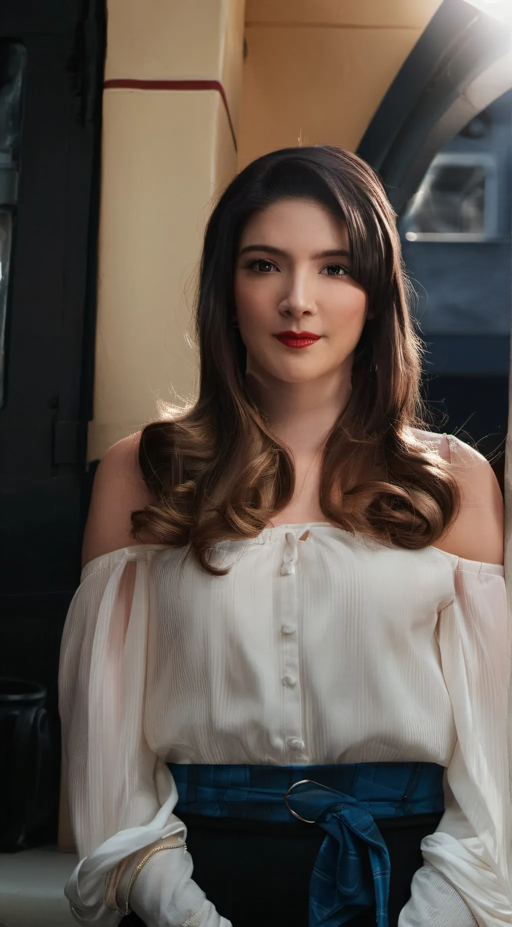 ai character: y Chanel background