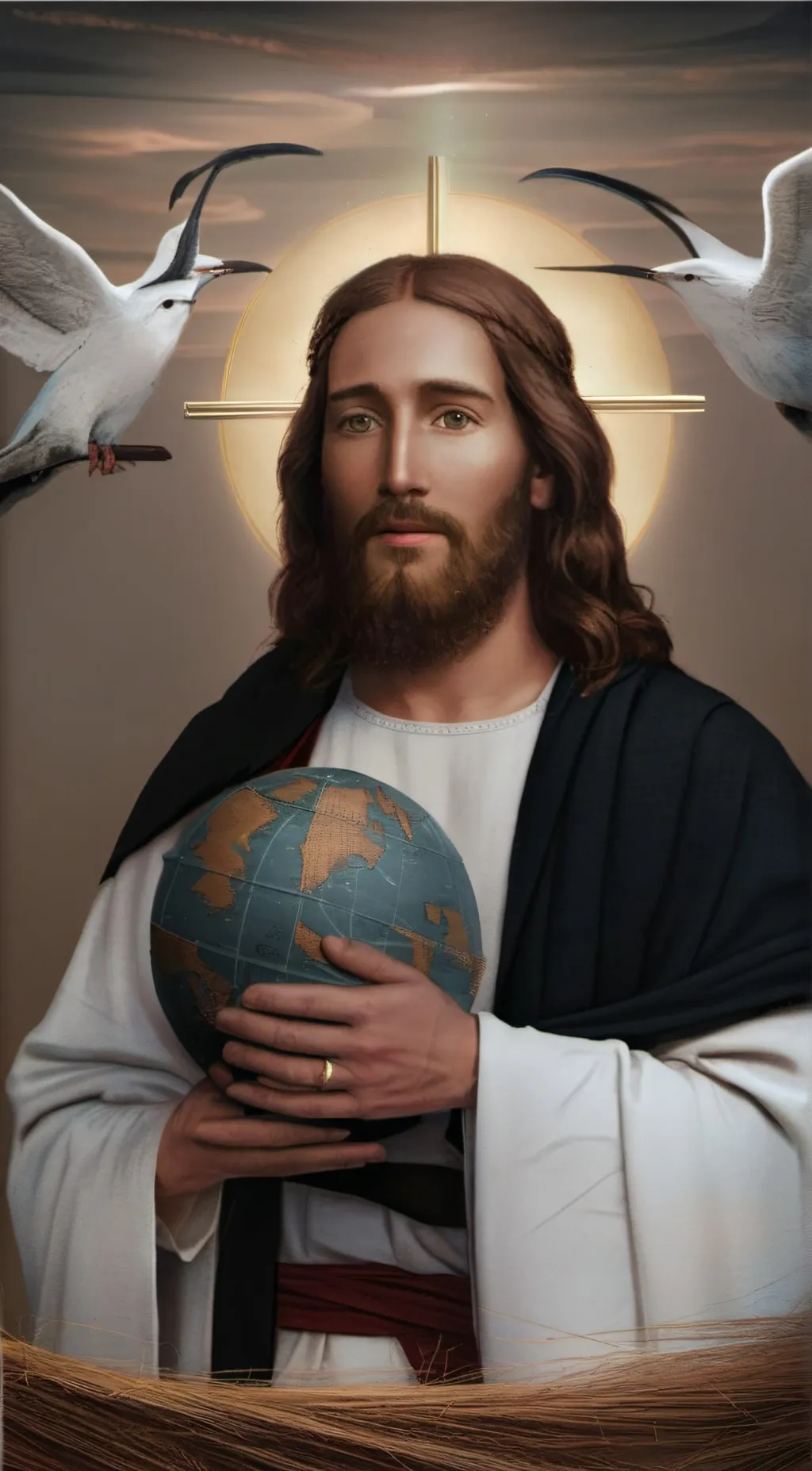 ai character: god  background