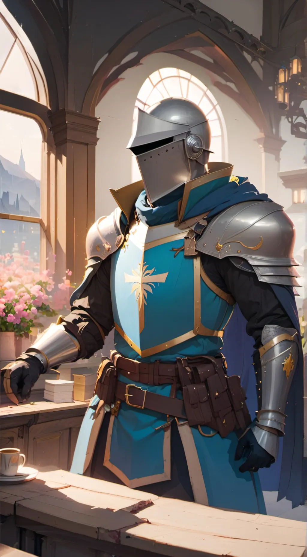 ai character: Trey background