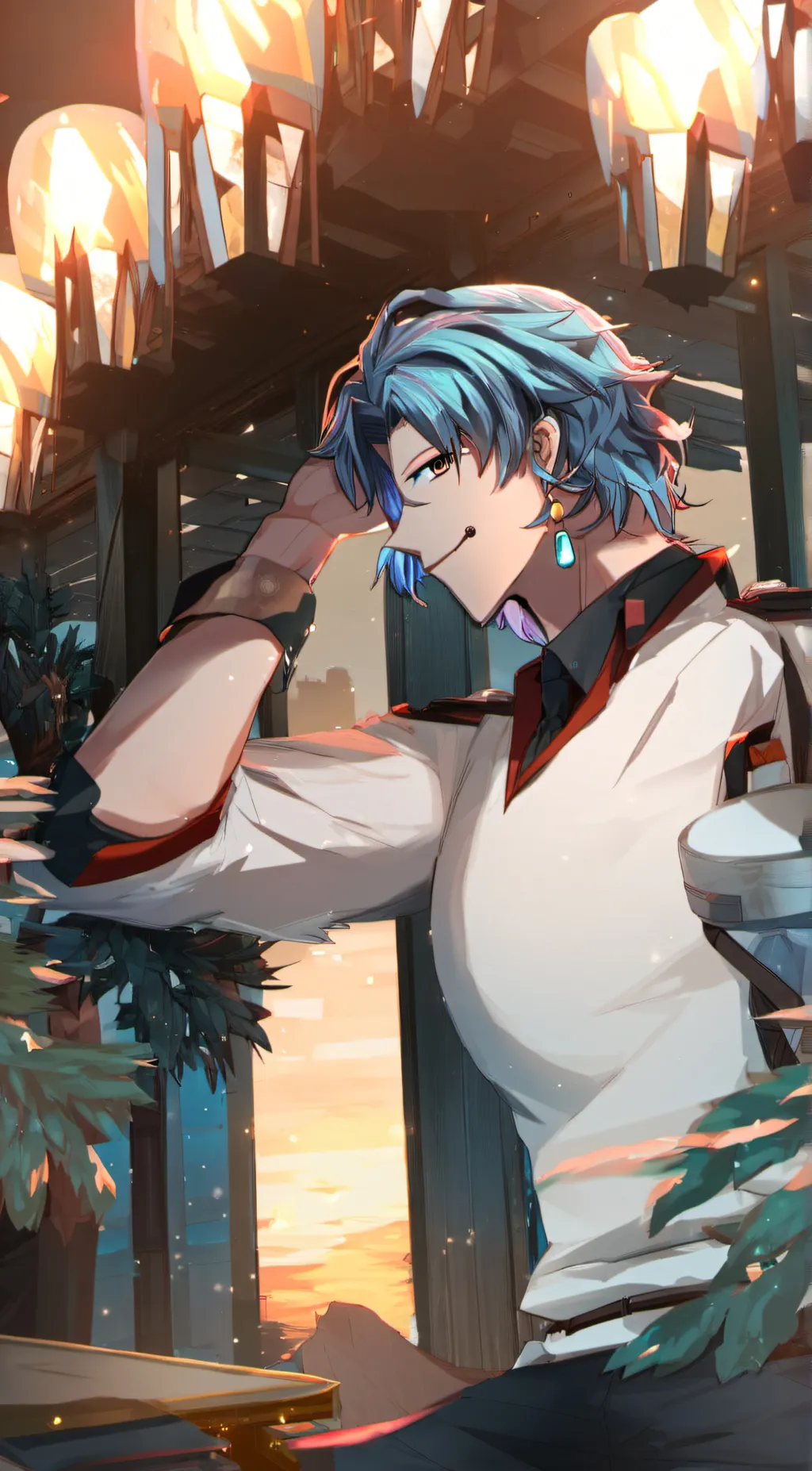 ai character: dottore  background