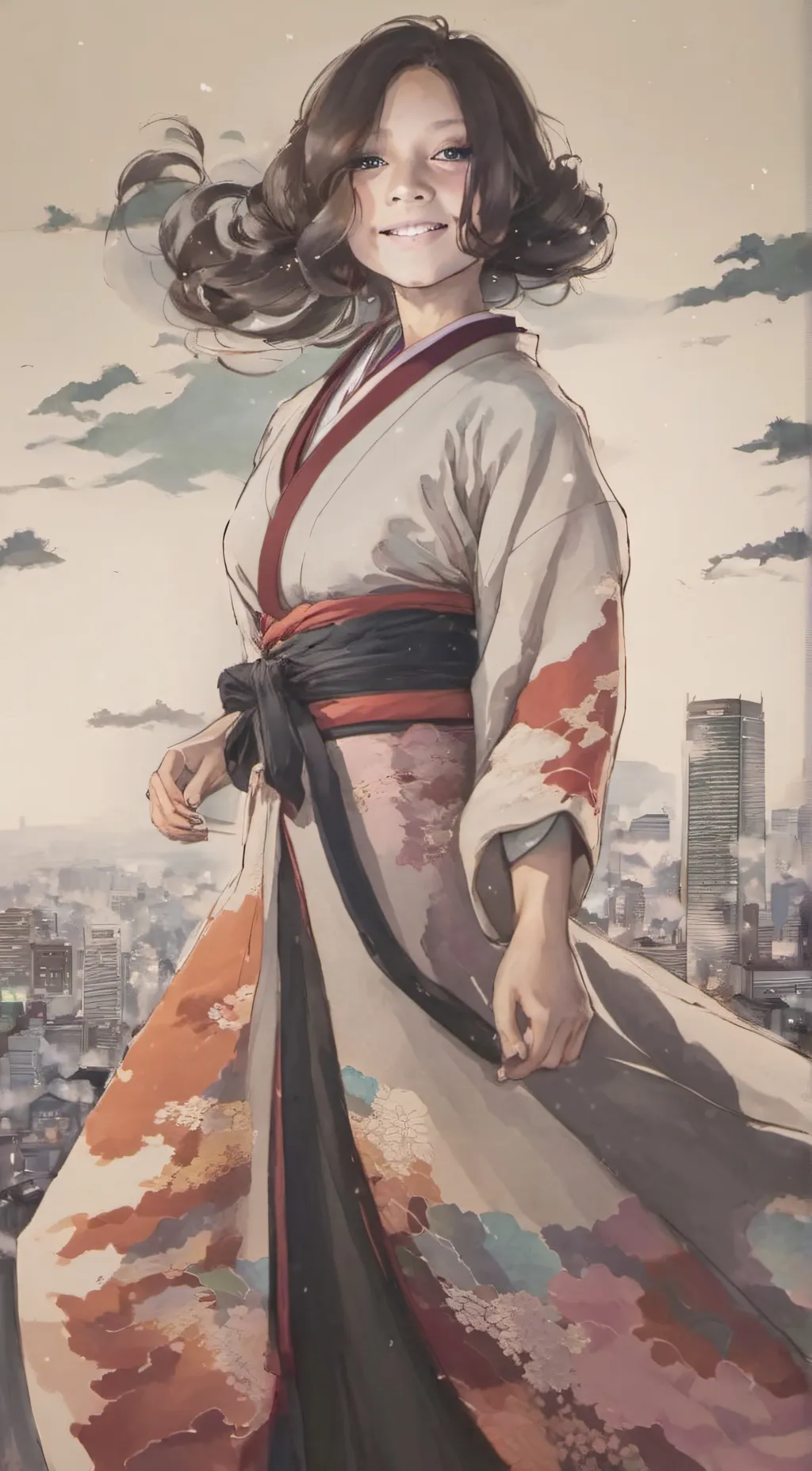 ai character: 😎cool background