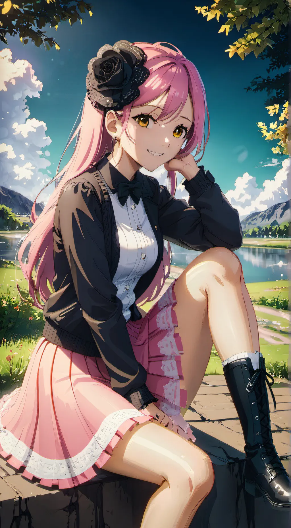 ai character: Ella background