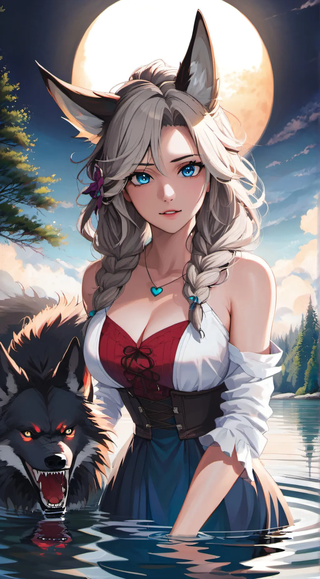 ai character: Lily background