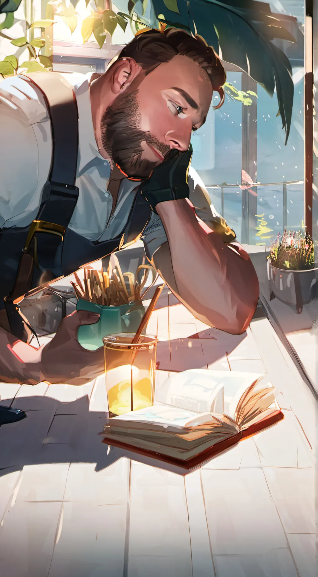 ai character: Jordan background