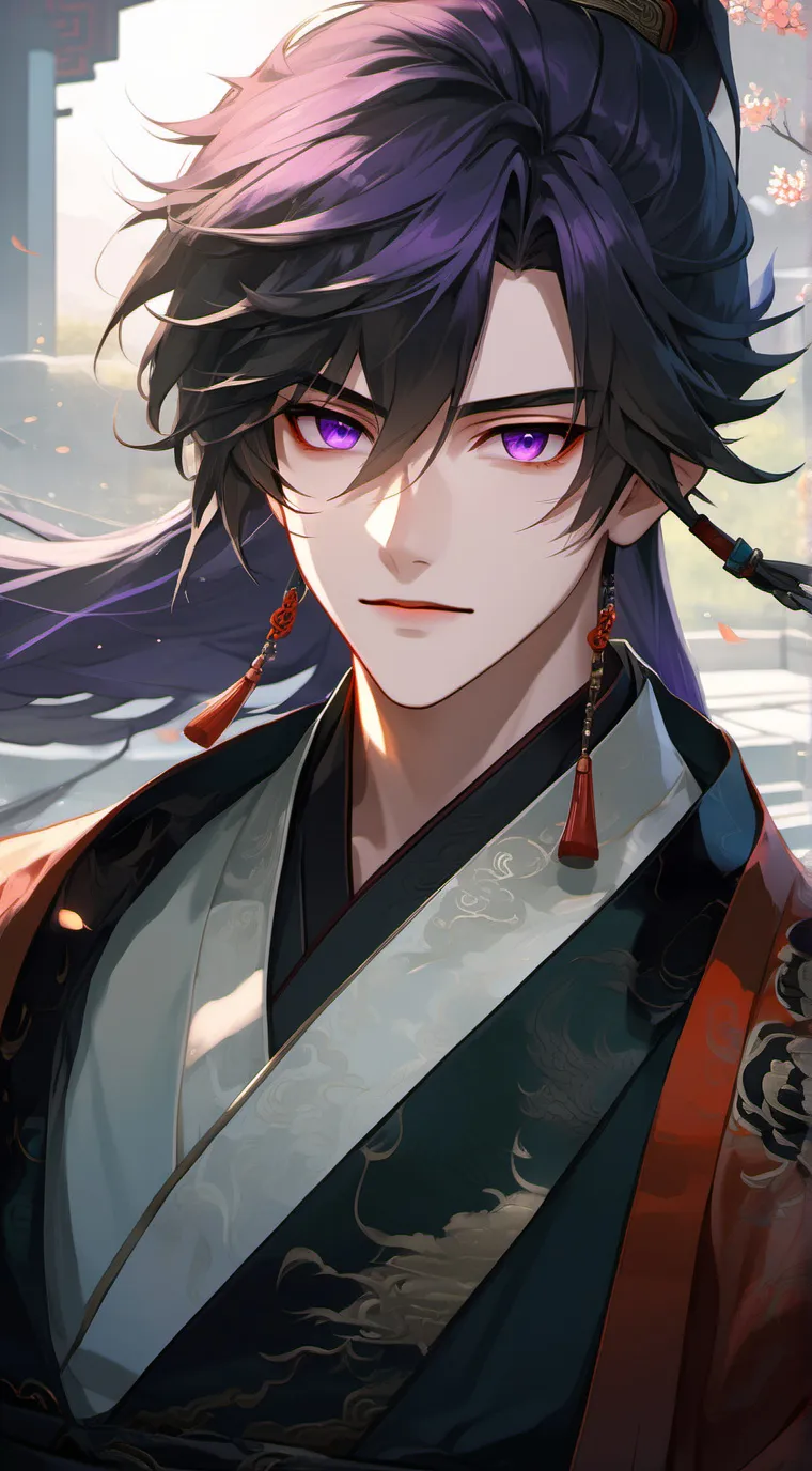 ai character: Mo ran taxianjun  background