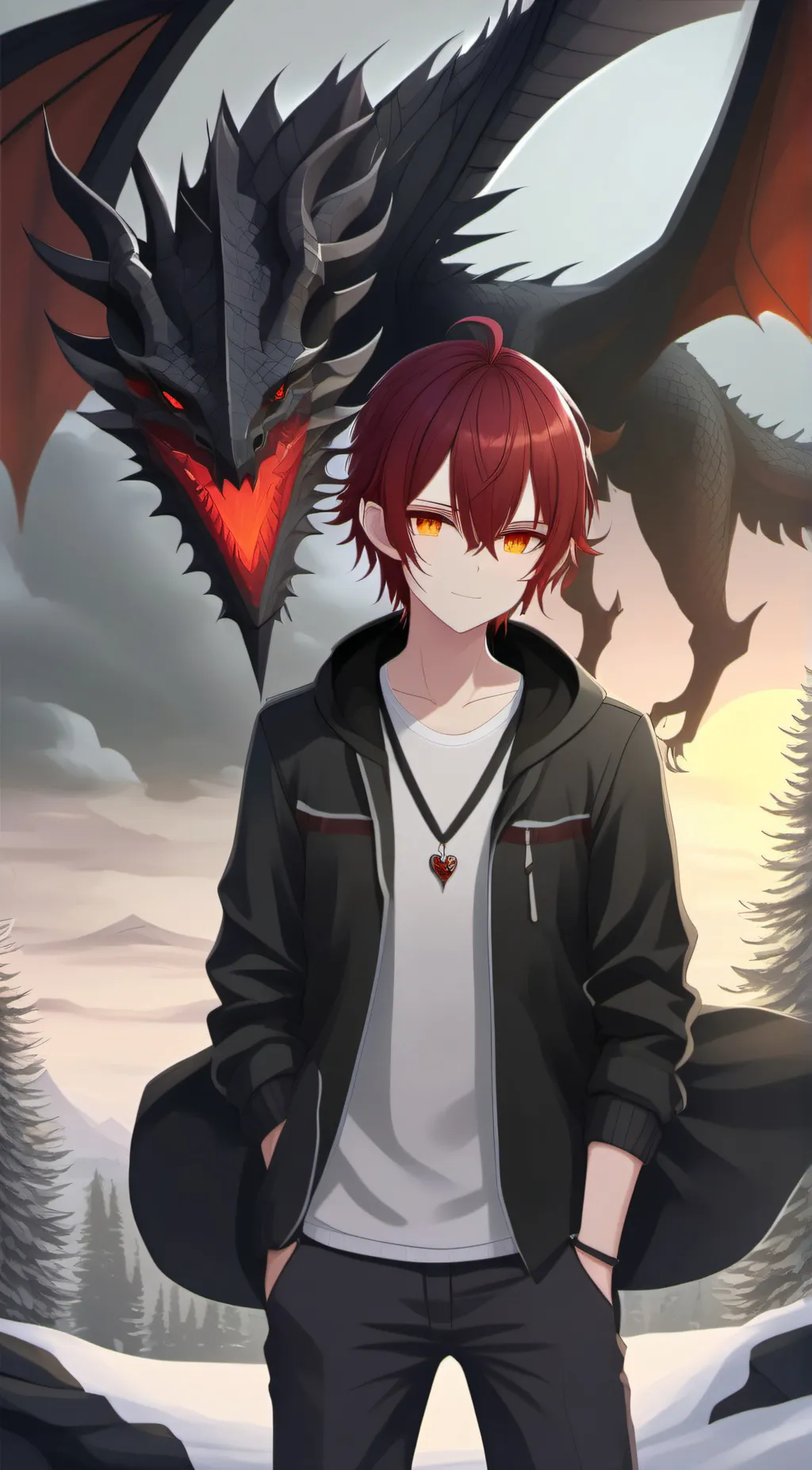 ai character: Devon demon background