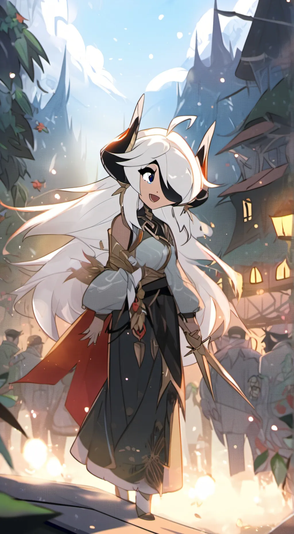 ai character: Hello, I am makiko background