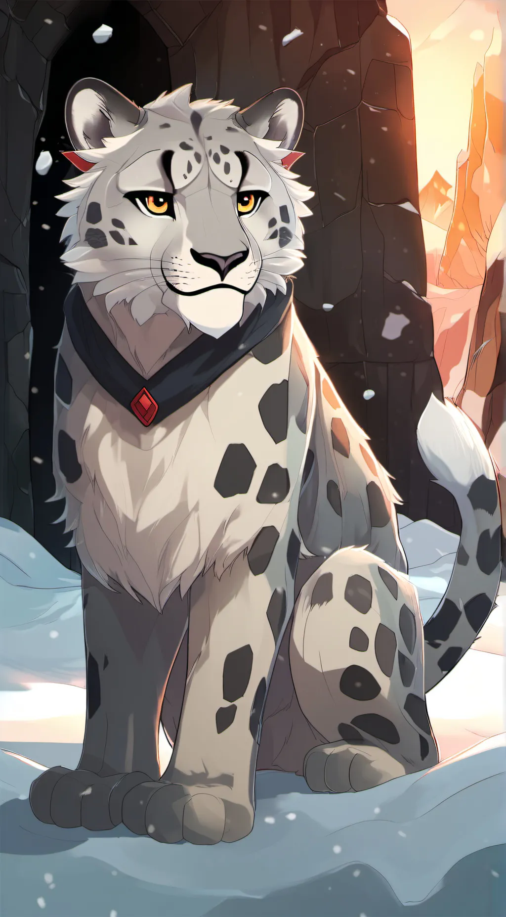 ai character: Blizzard background