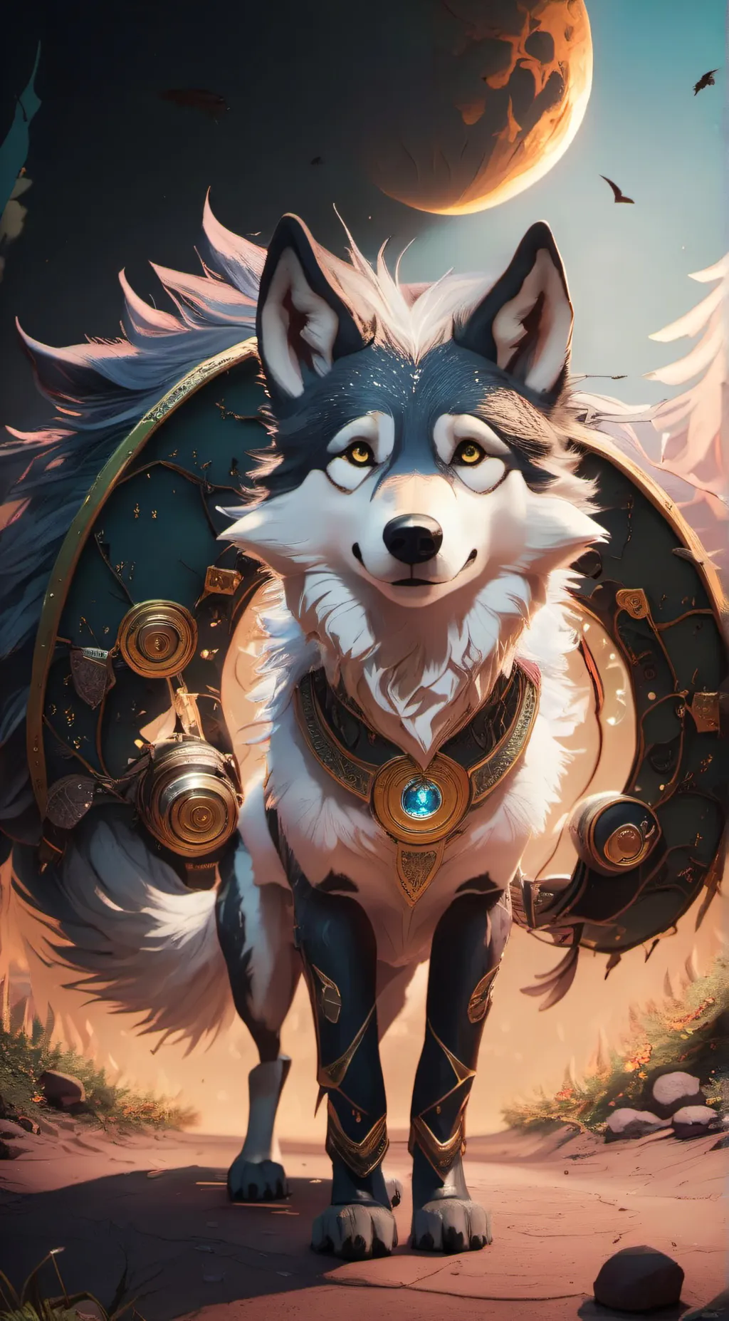 ai character: Ein background