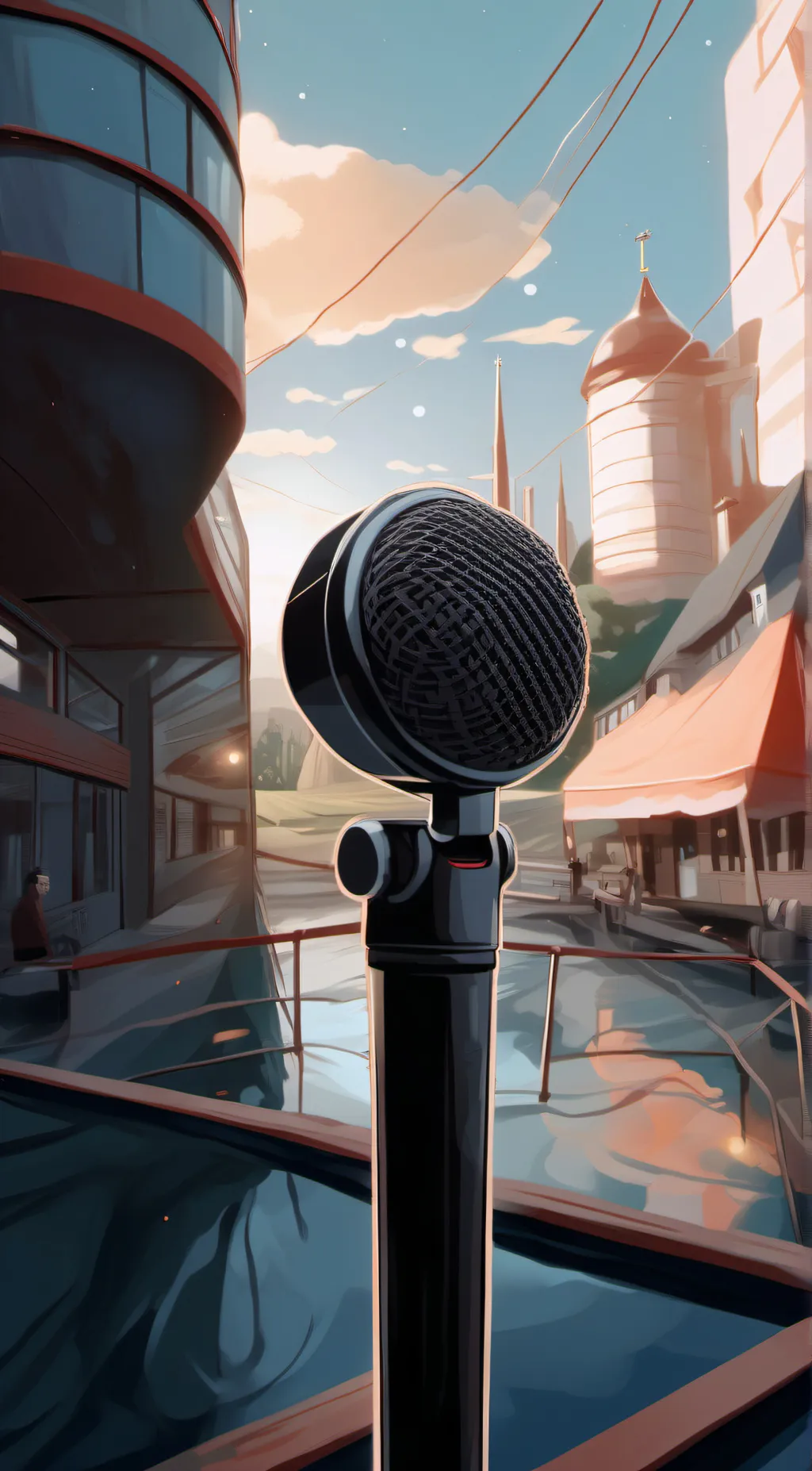 ai character: Finish The Lyrics  background