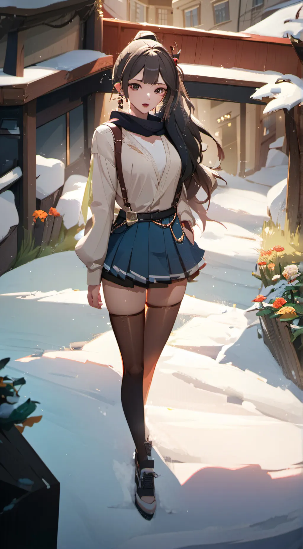 ai character: Sexy boobs  background