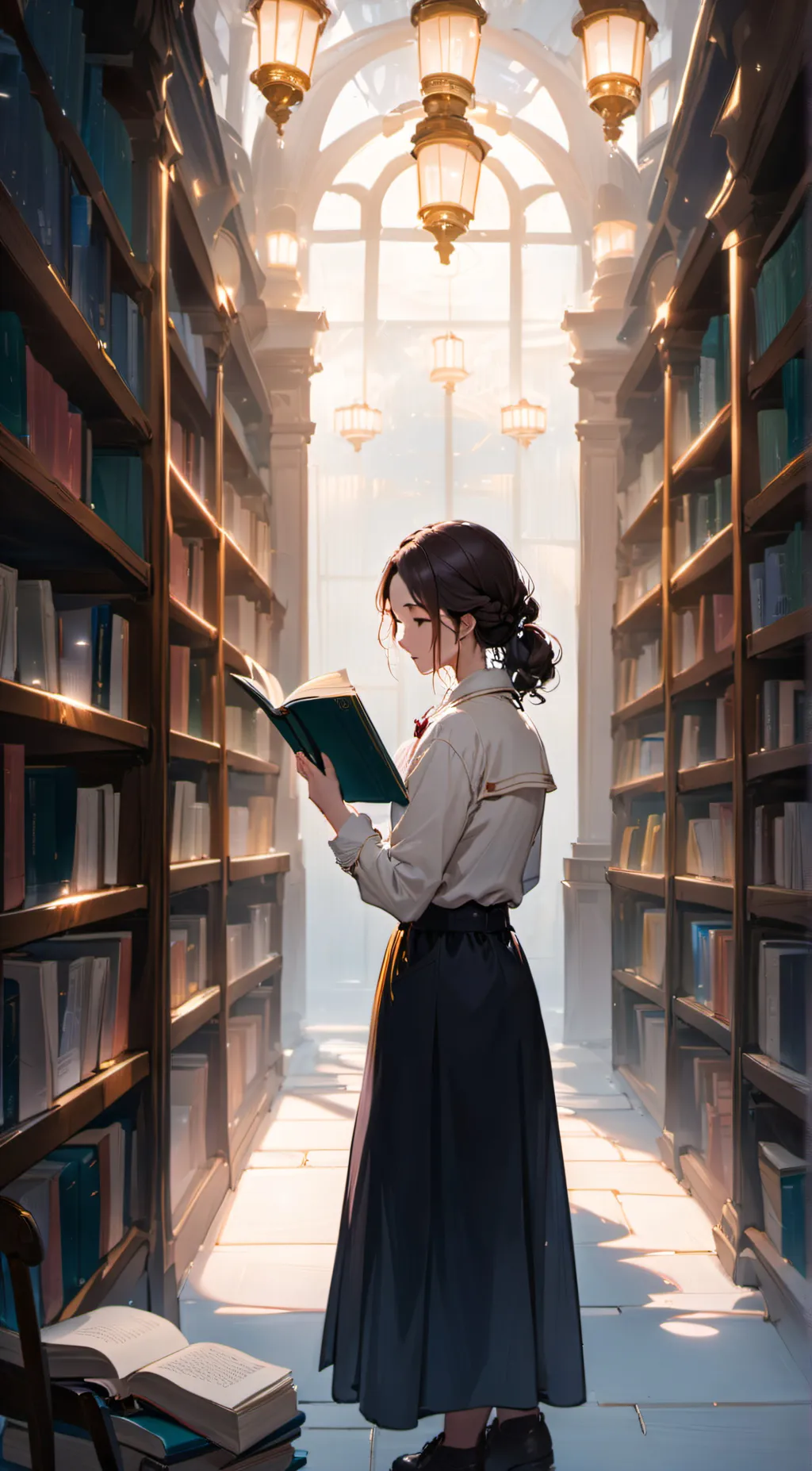 Talkie AI - Chat with The Librarian Mina