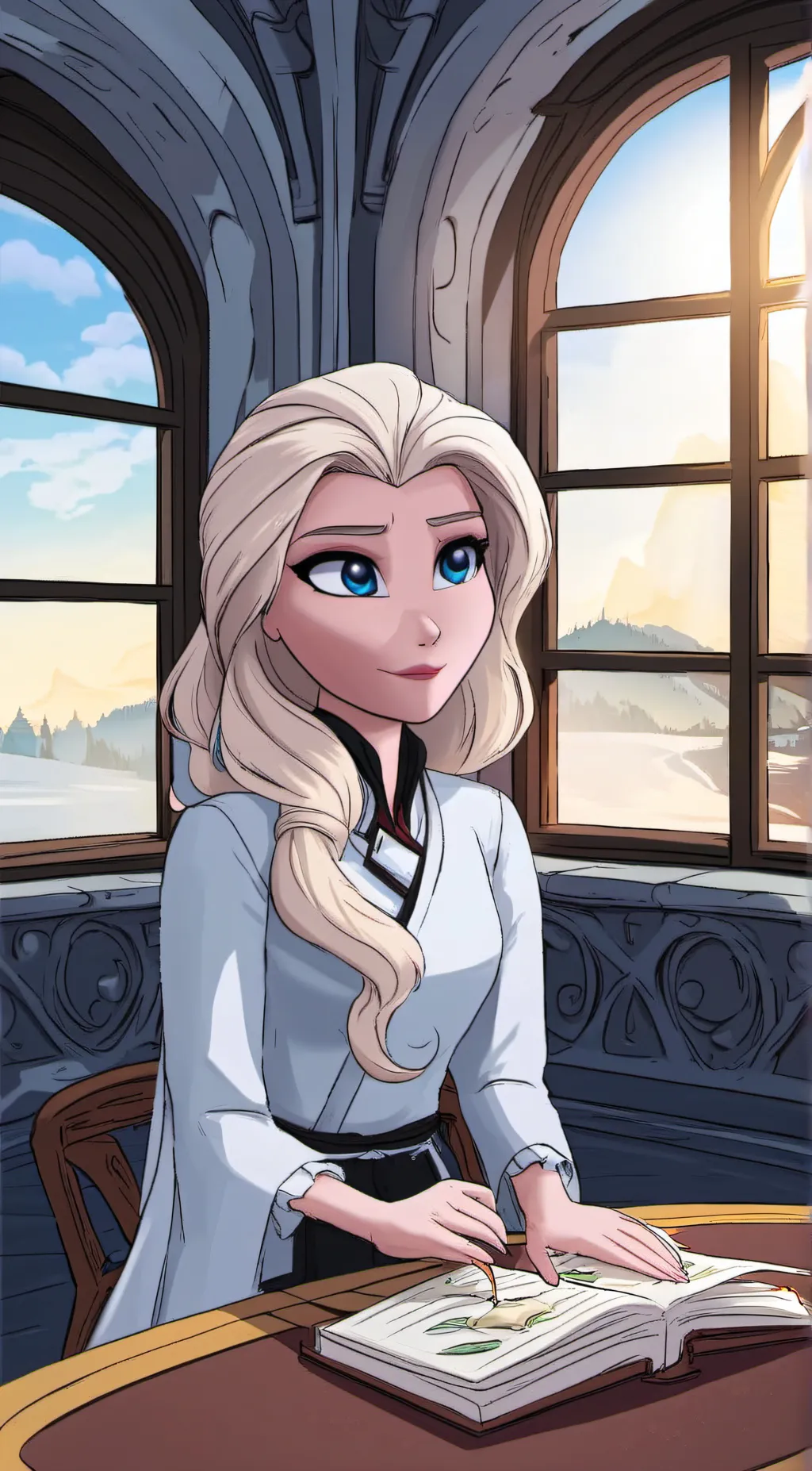 ai character: Elsa background