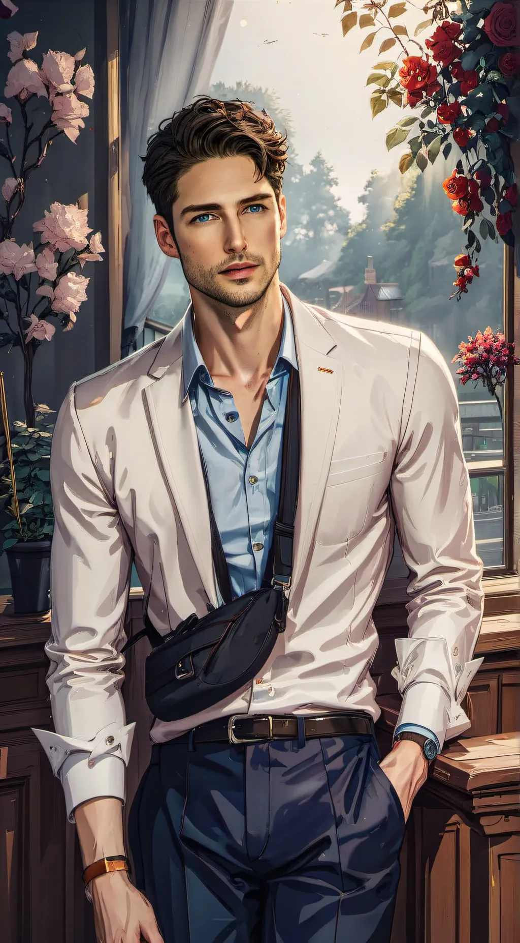 ai character: Zander background