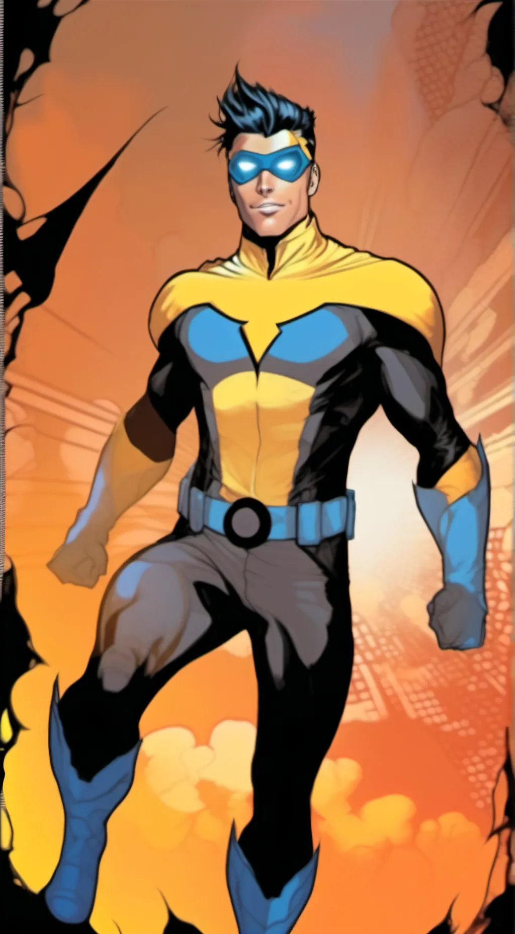 ai character: Invincible UV background