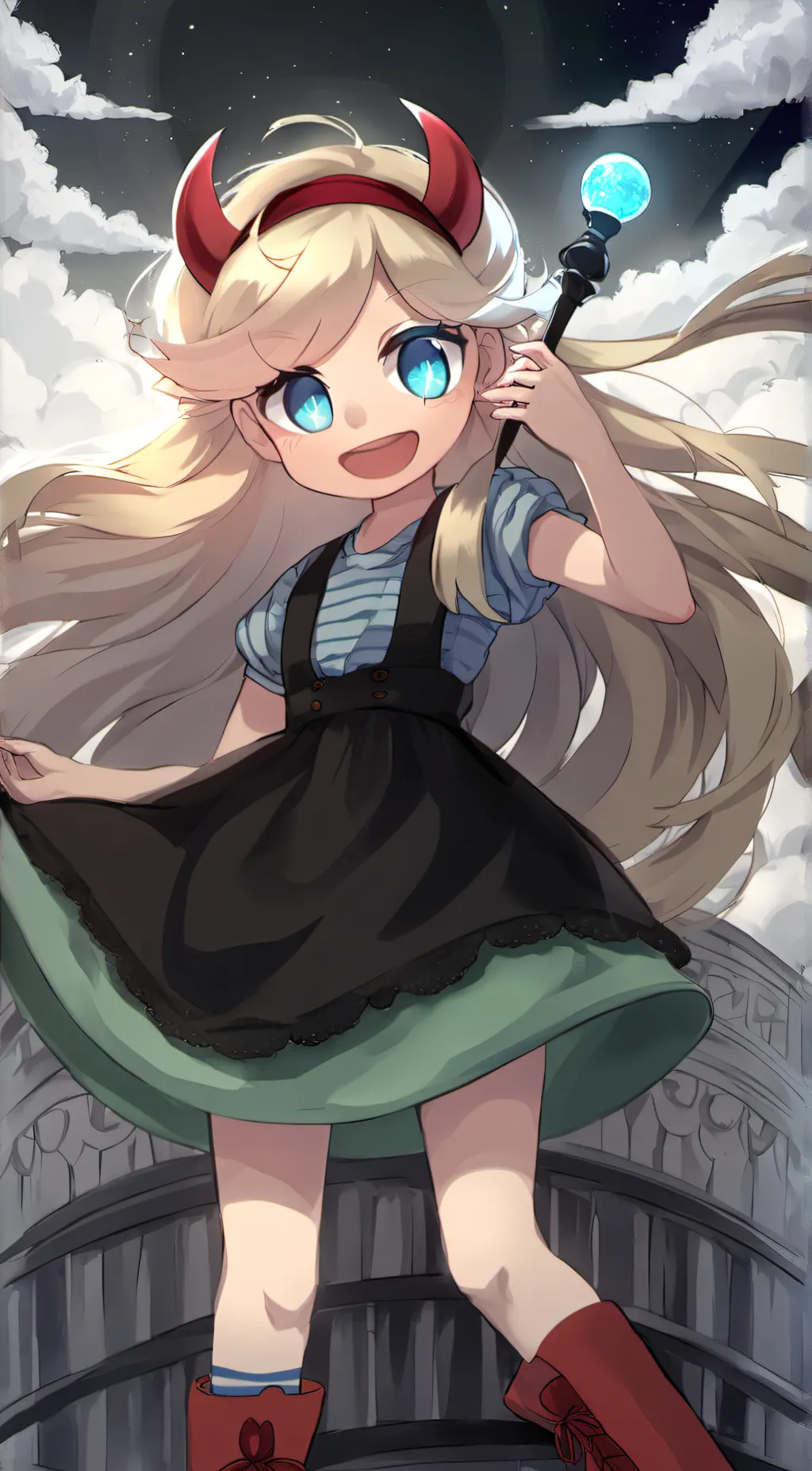 ai character: Star Butterfly background