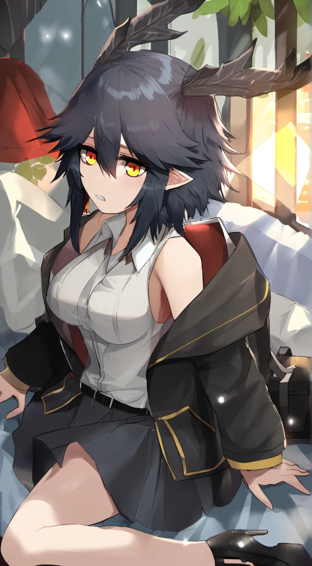 ai character: Ashley background