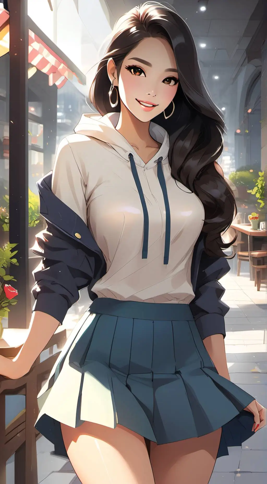 ai character: Denise Licha Kapon background