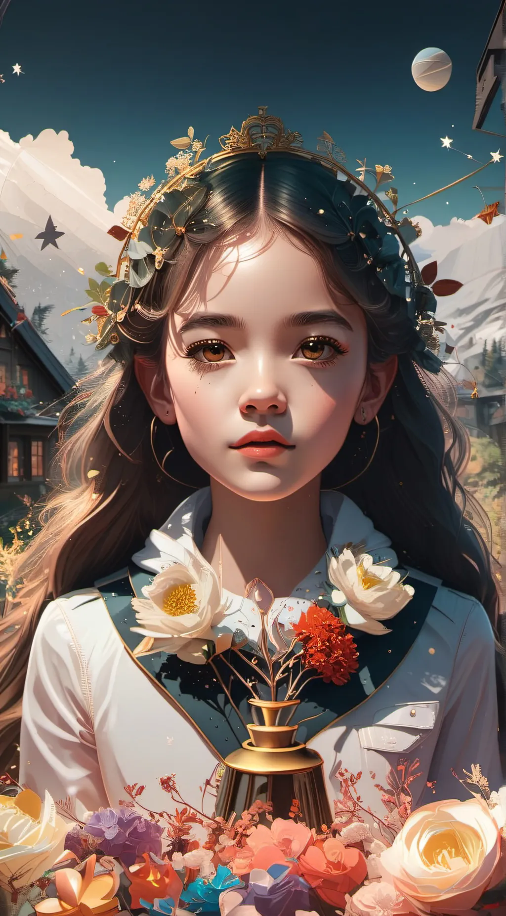 ai character: Azula  background