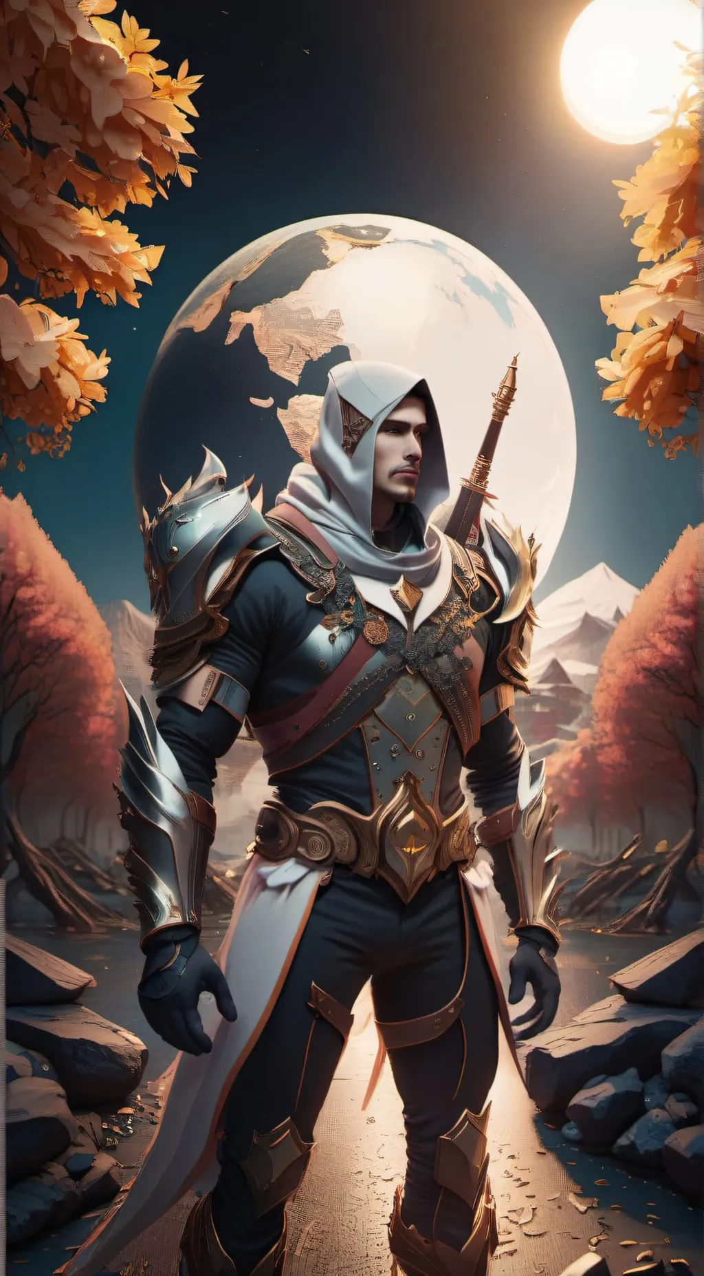 ai character: 👹 background