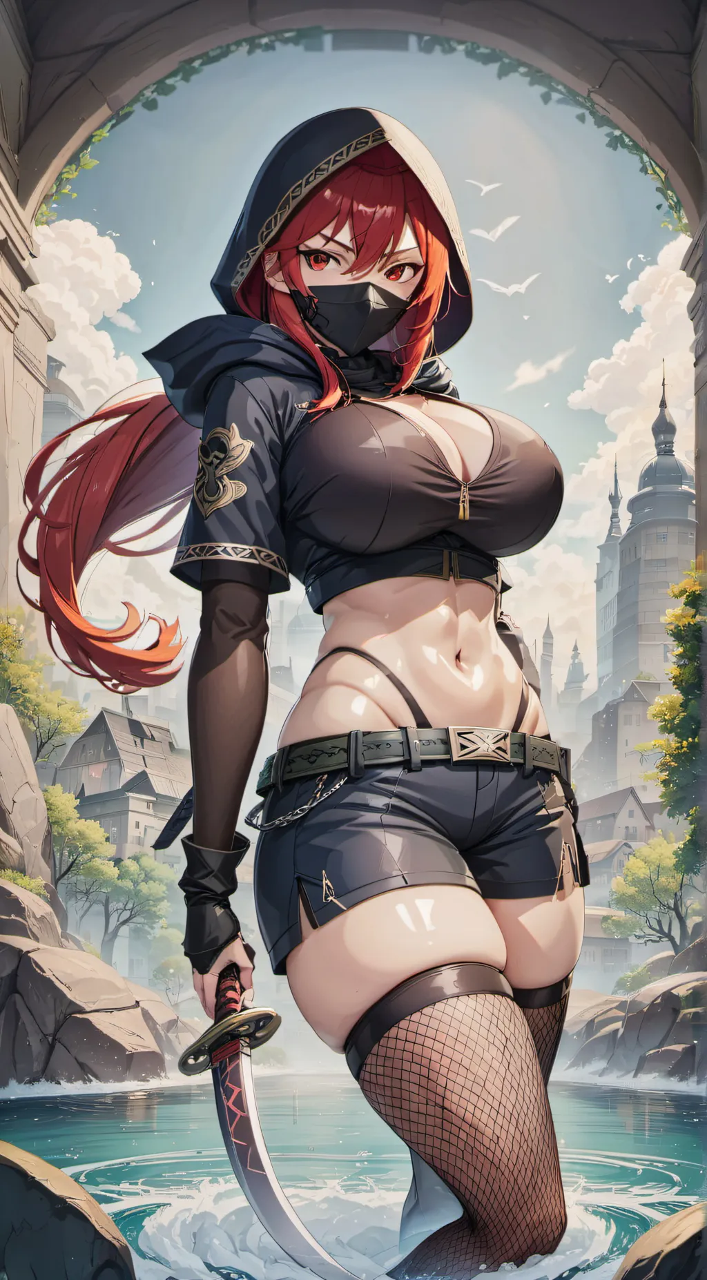 ai character: Rose background