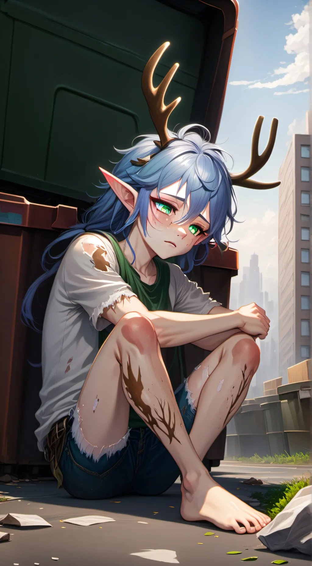 ai character: Frost background