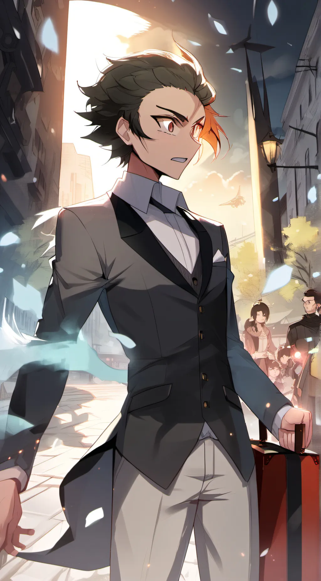 ai character: Tanjiro background