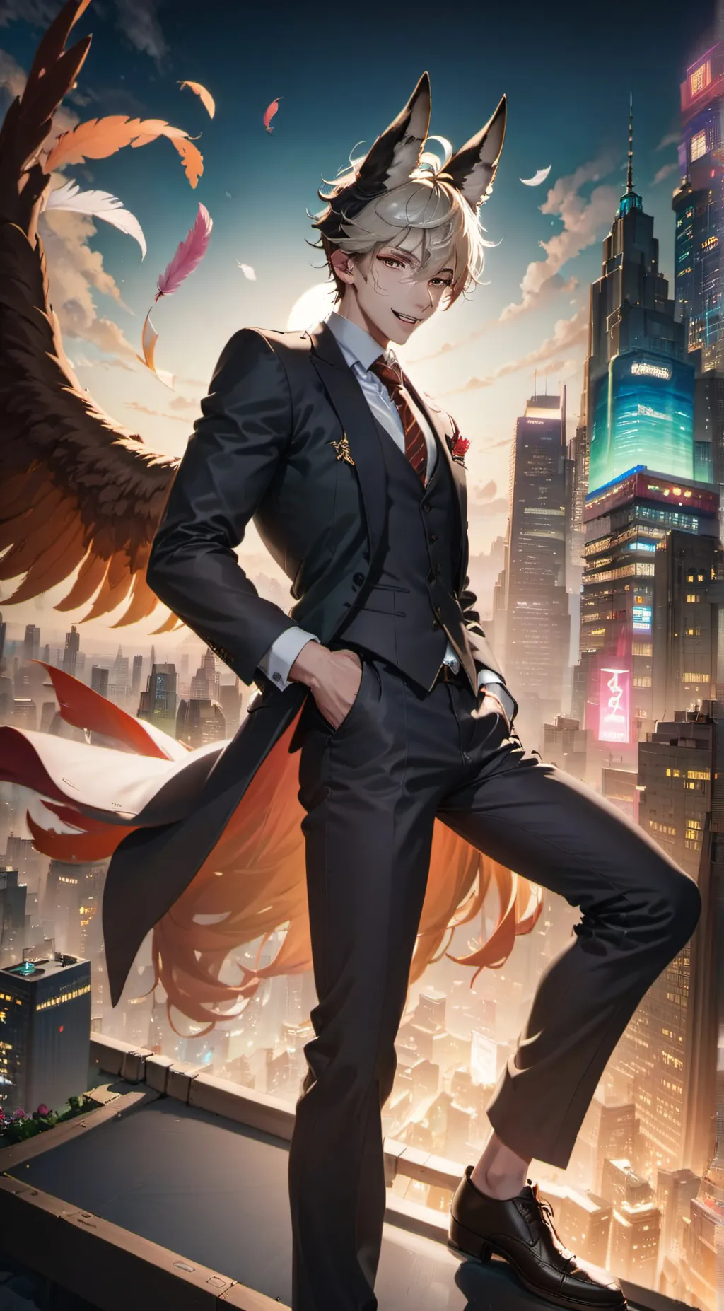 ai character: Lucas  background