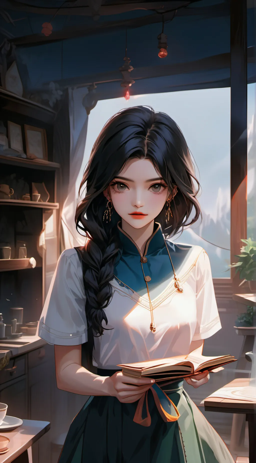 ai character: ASMR girl background