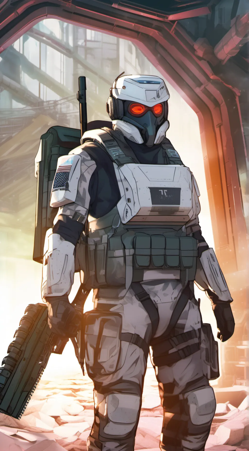 ai character: "Delta" background