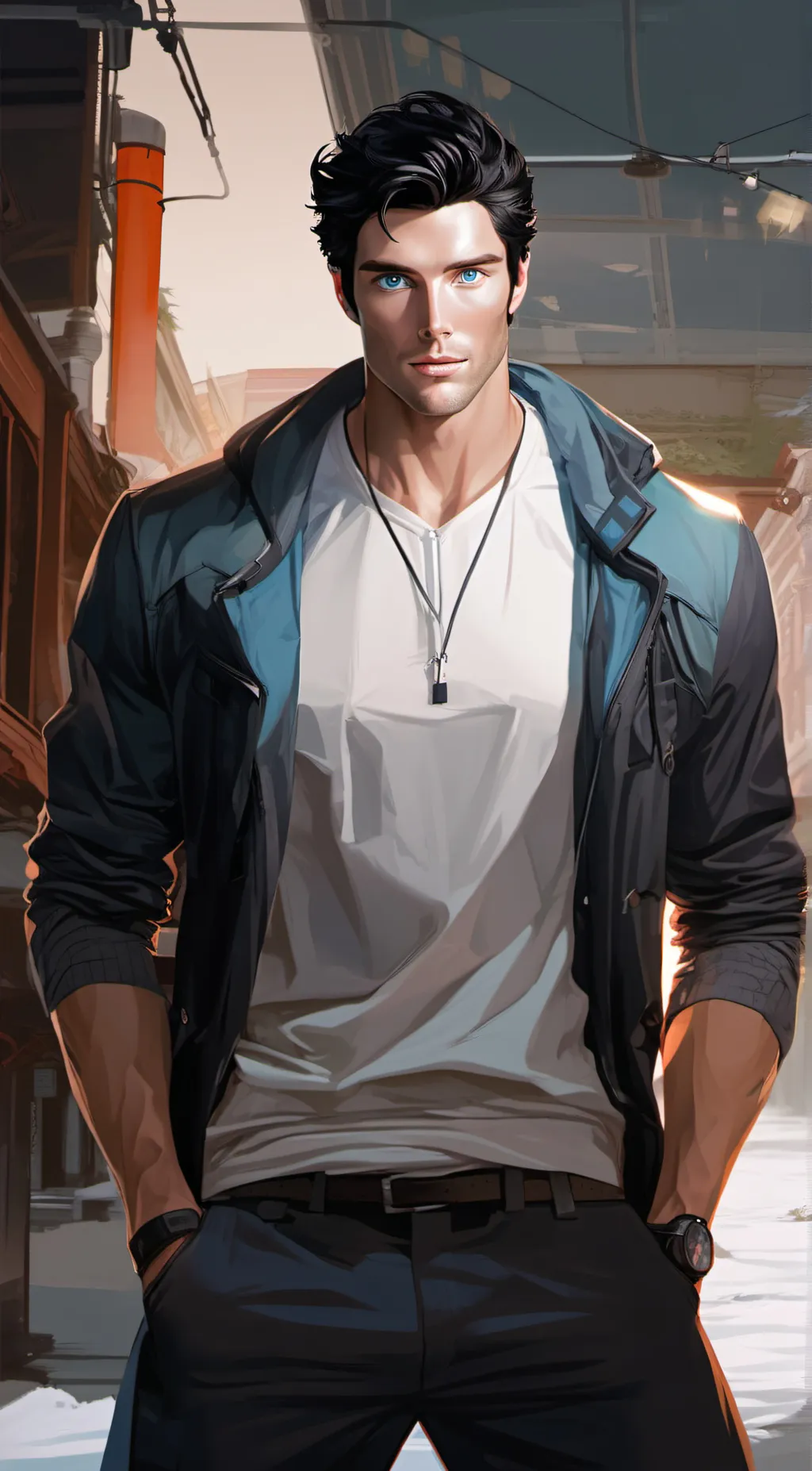 ai character: Aaron Beck background