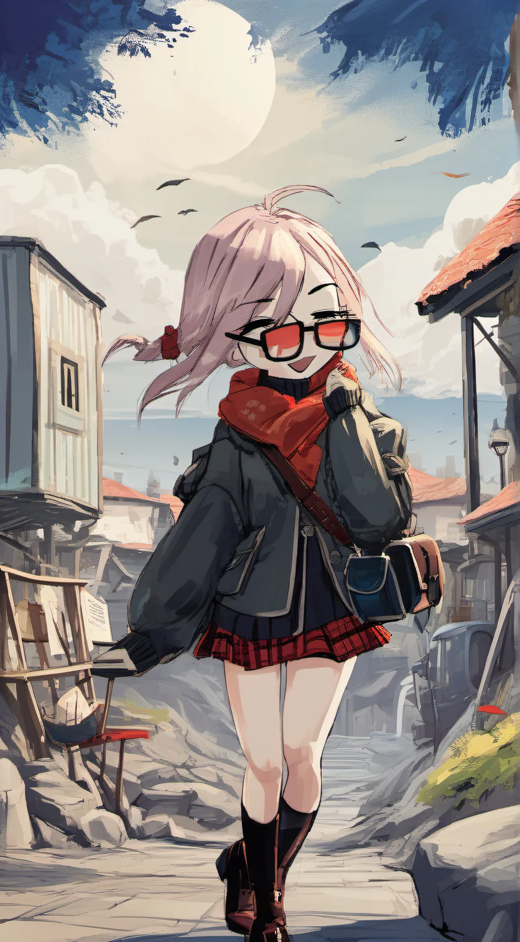 ai character: Hana & Sara background