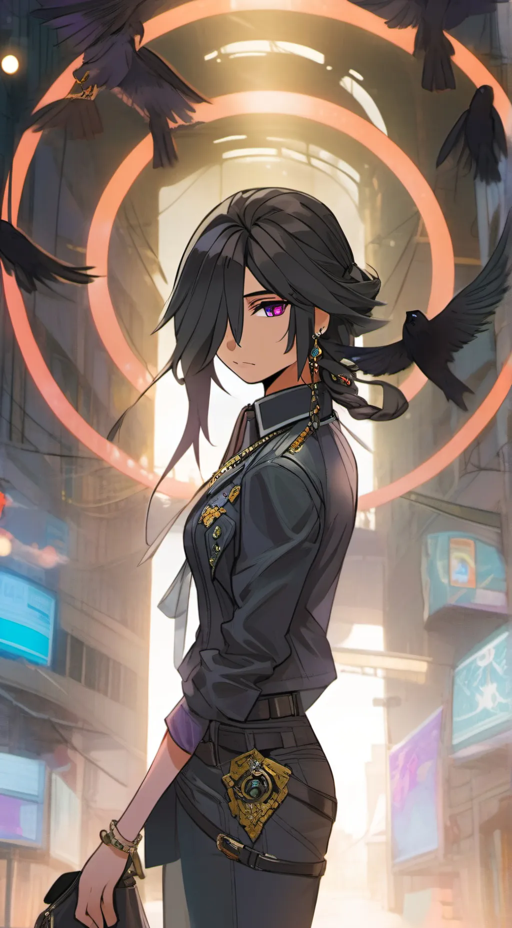 ai character: leylo background