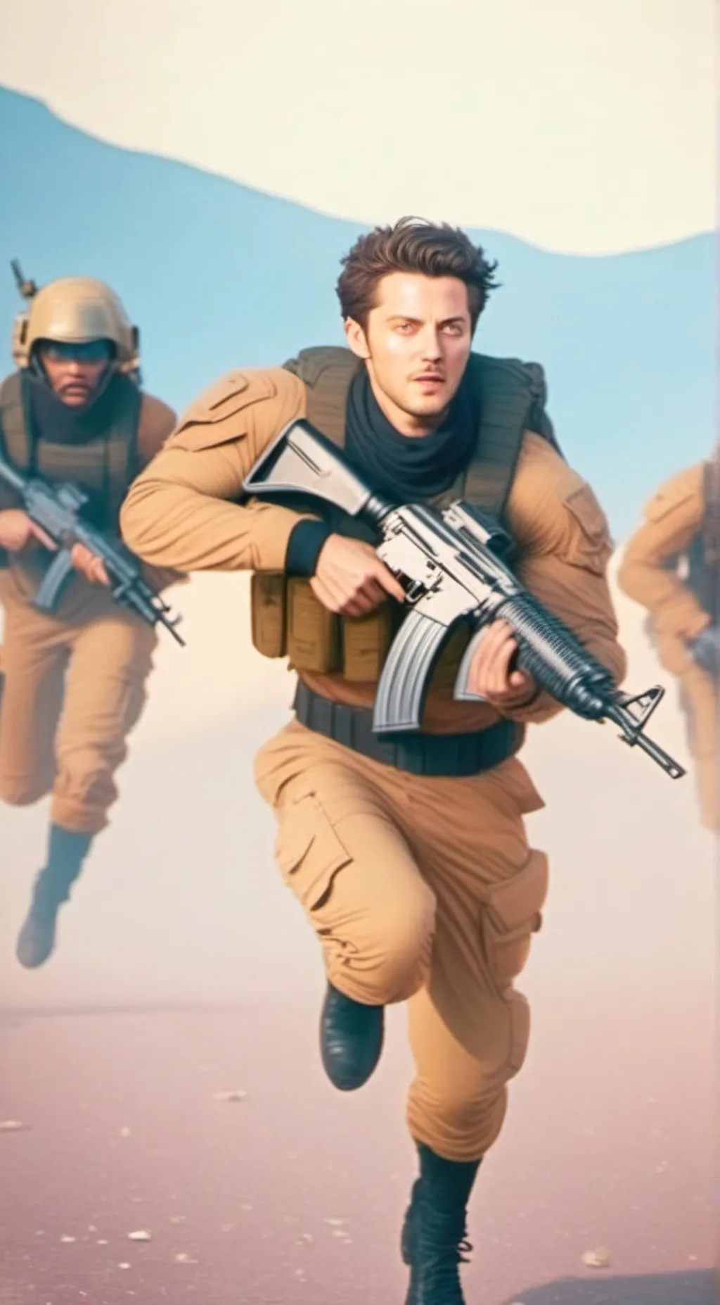 ai character: Michell(duringwar) background