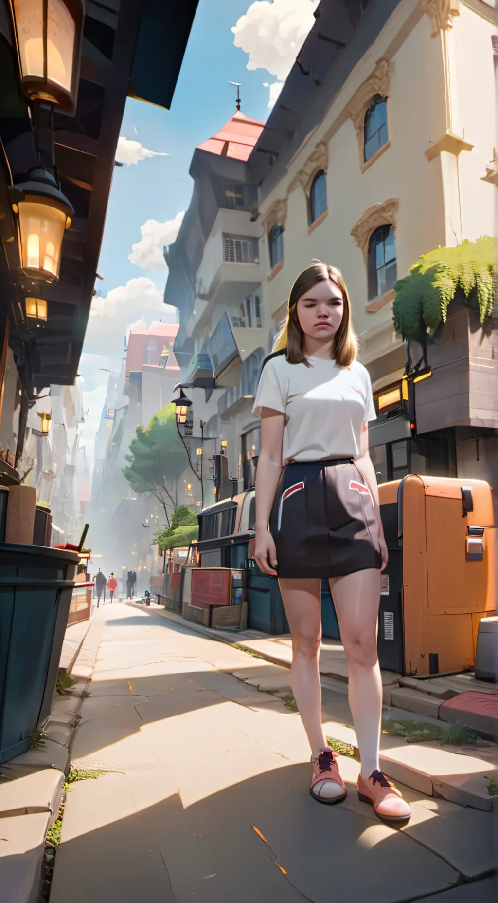 ai character: Maddie background