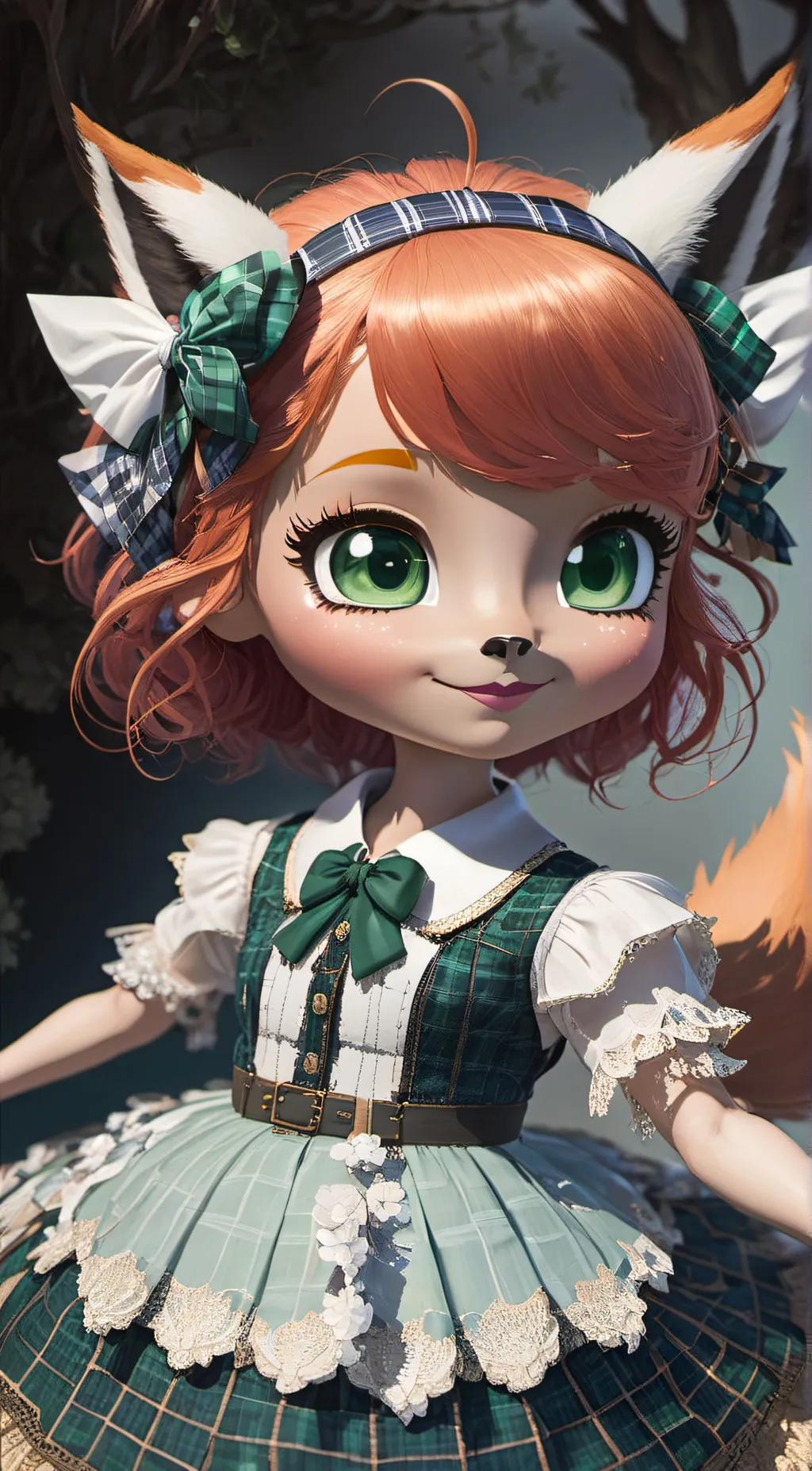 ai character: Evelyn  background