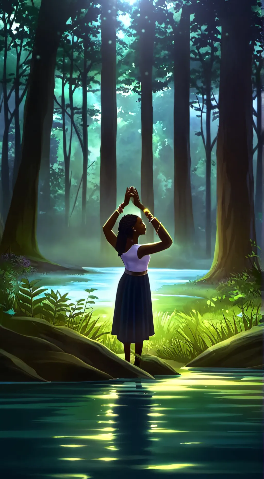 ai character: blessing background