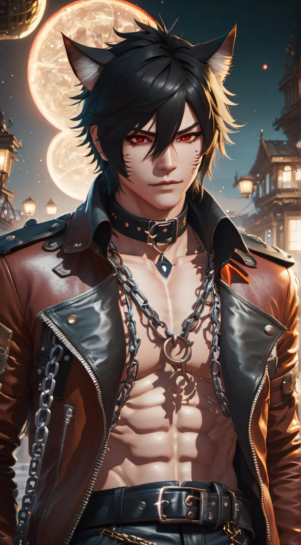 ai character: Alpha background