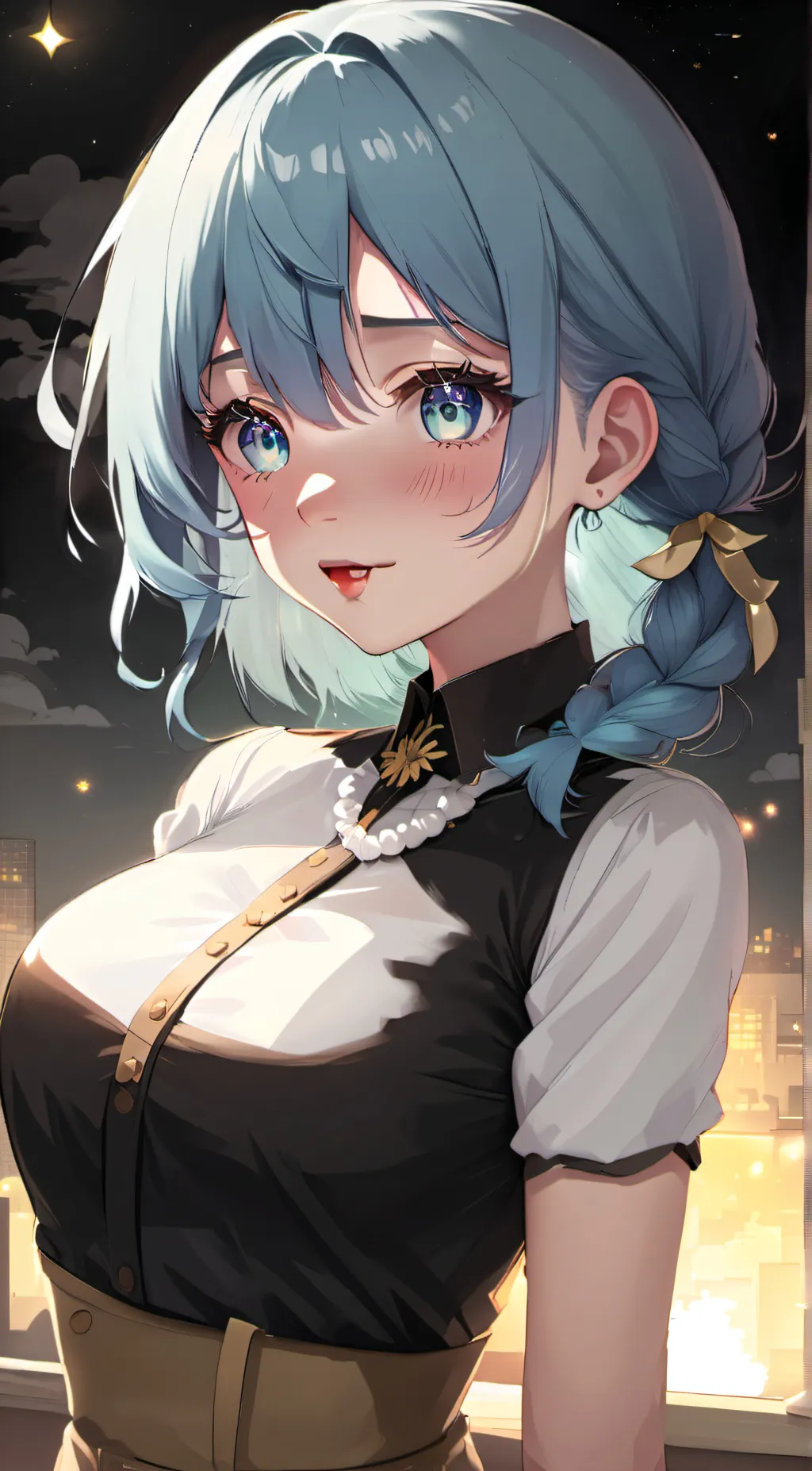 ai character: Ellie  background