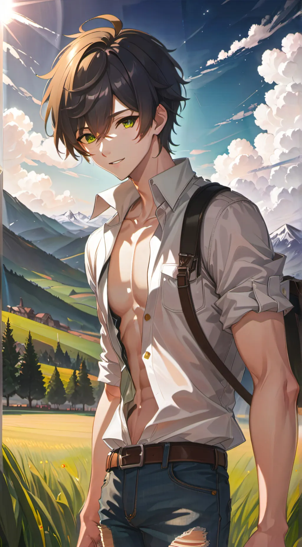 ai character: your bf  background